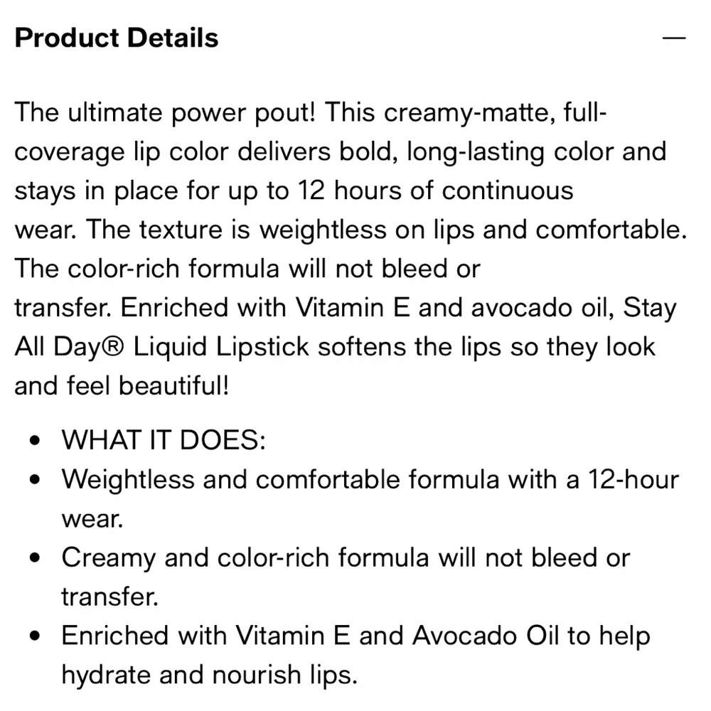 BNIB Stila Liquid Lipstick • Sirena